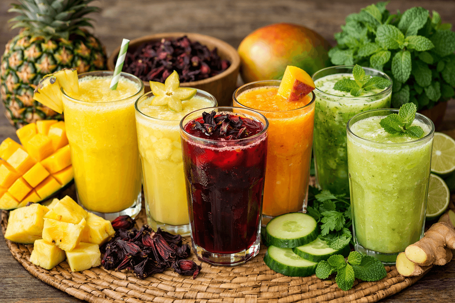 Cocktail de jus de fruits Naturel